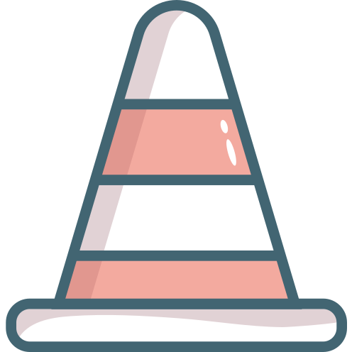 Cone, construction, hat, traffic cone icon